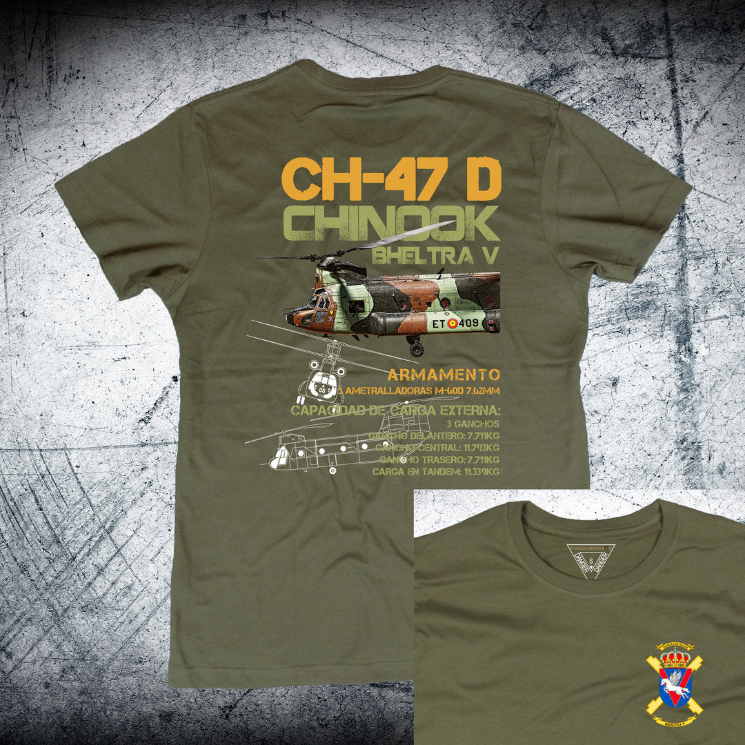 Camiseta CHINOOK BHELTRA V ORDNANCE TRASERA
