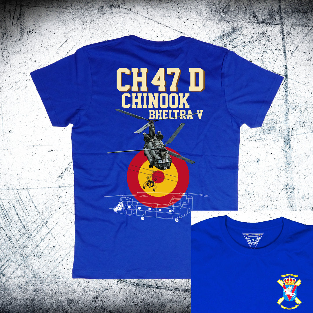 Camiseta CHINOOK BHELTRA V ESCARAPELA TRASERA