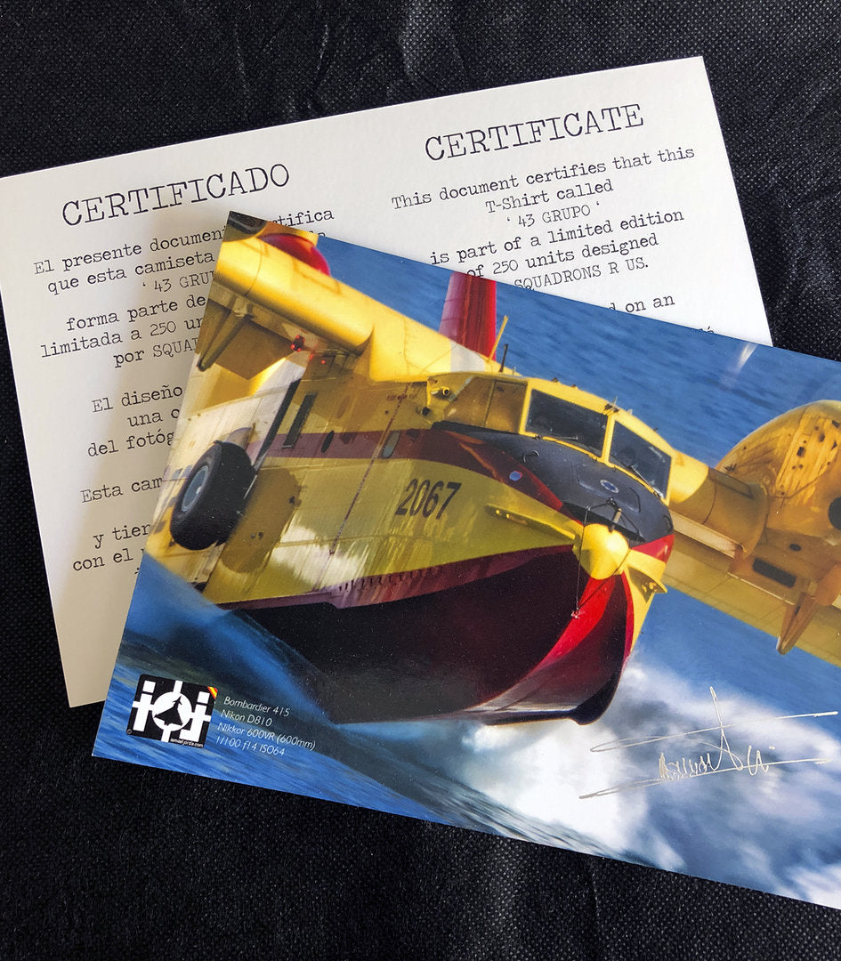 Camiseta PREMIUM BOMBARDIER 415 Ed. Limitada Ismael Jordá.