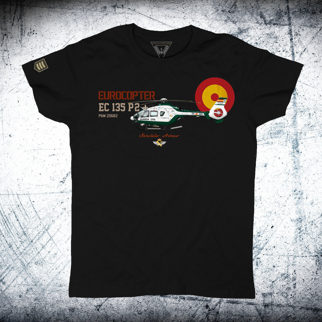 Camiseta helicóptero EC 135 P2+ Guardia Civil
