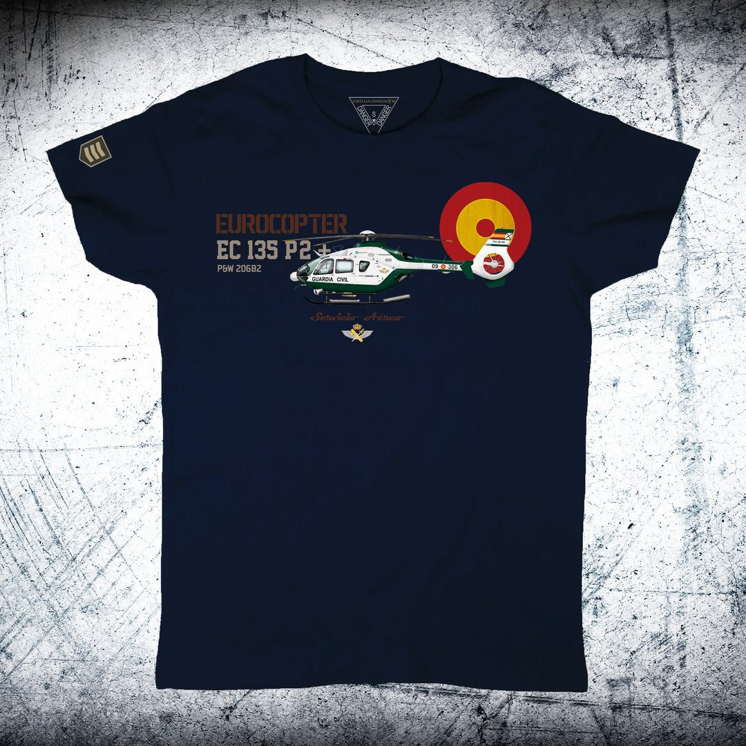 Camiseta helicóptero EC 135 P2+ Guardia Civil