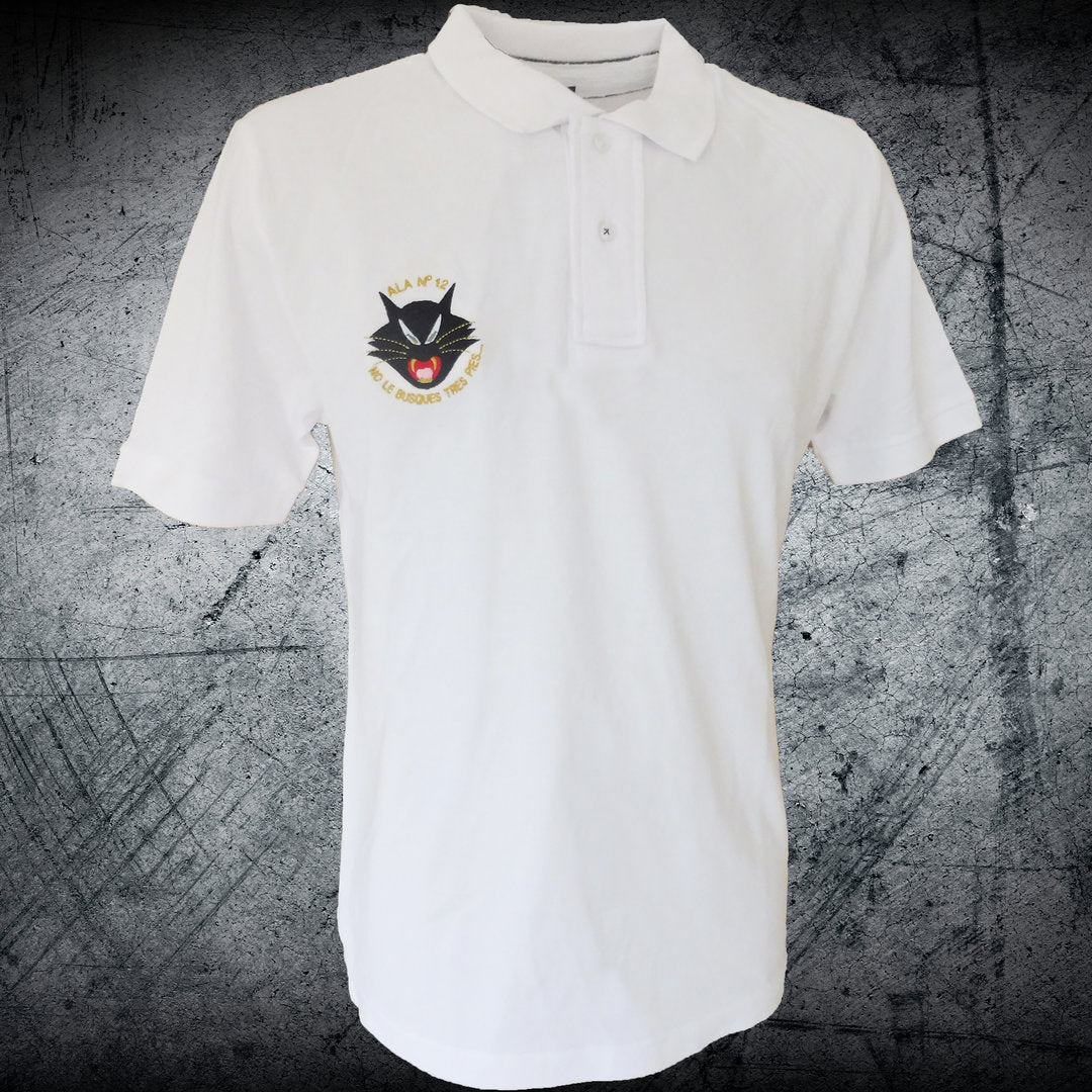 Polo piqué ALA 12 gato bordado