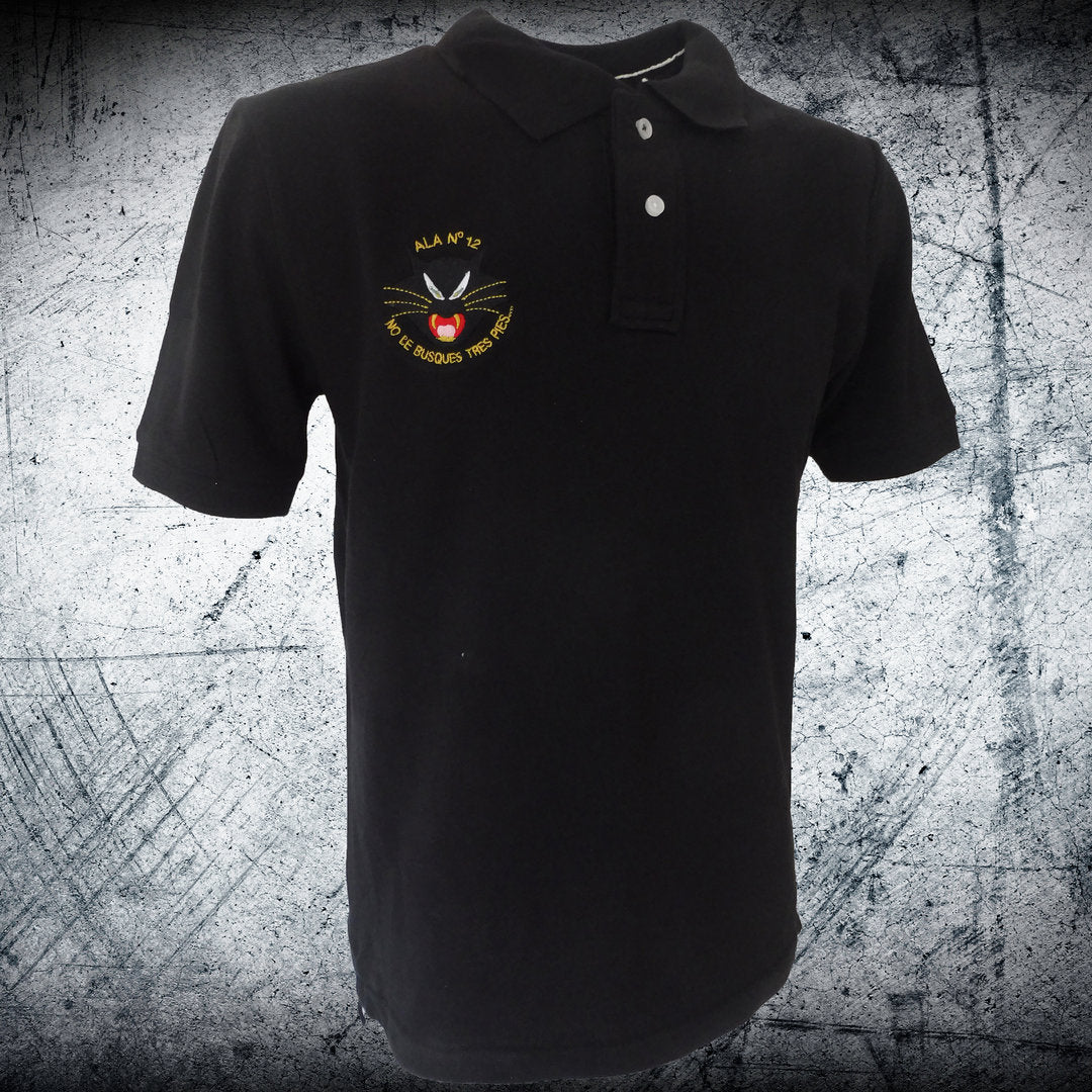 Polo piqué ALA 12 gato bordado