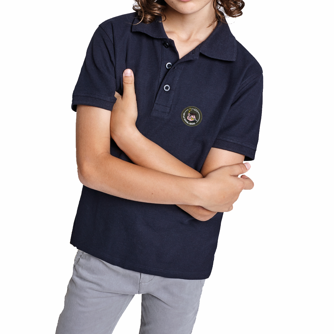 Polo infantil Sqd. 122 Ala 12 bordado