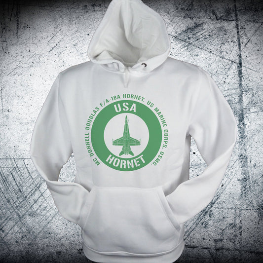 Sudadera HORNET USA emblema verde