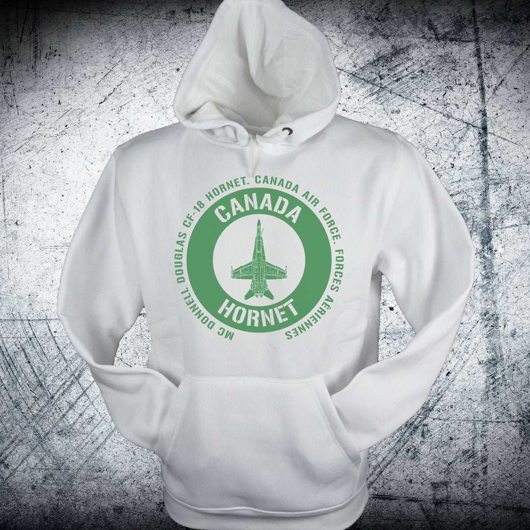 Sudadera HORNET CANADA emblema verde