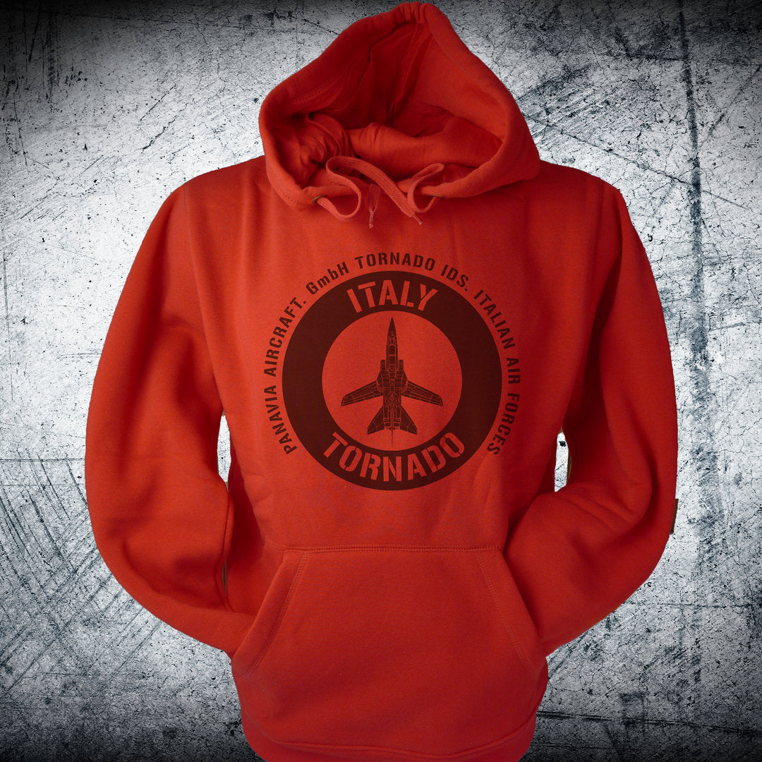 Sudadera TORNADO ITALY emblema blanco