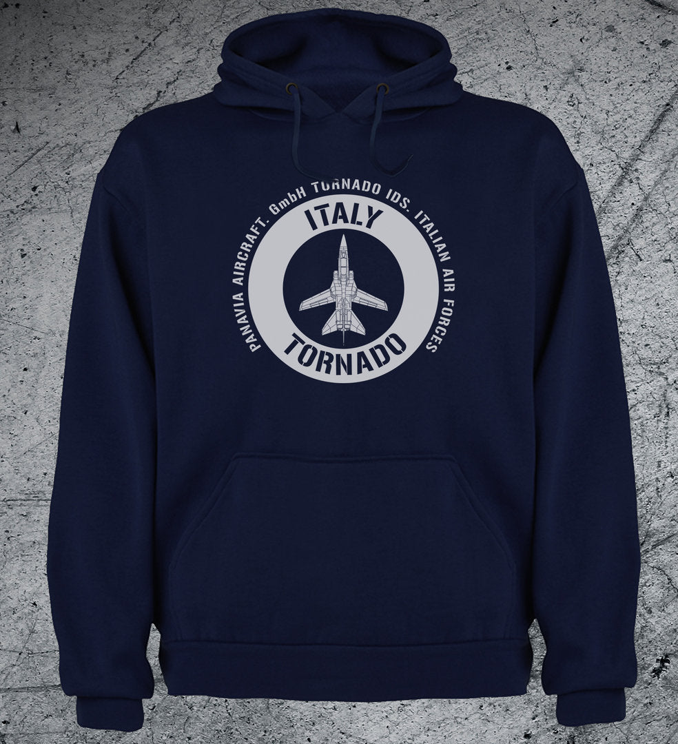 Sudadera TORNADO ITALY emblema blanco
