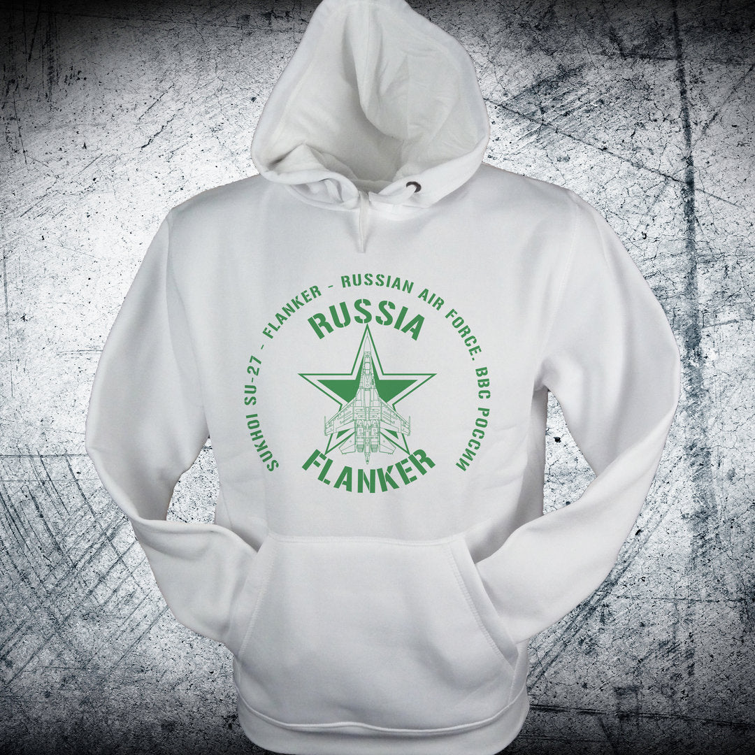 Sudadera FLANKER RUSSIA emblema verde