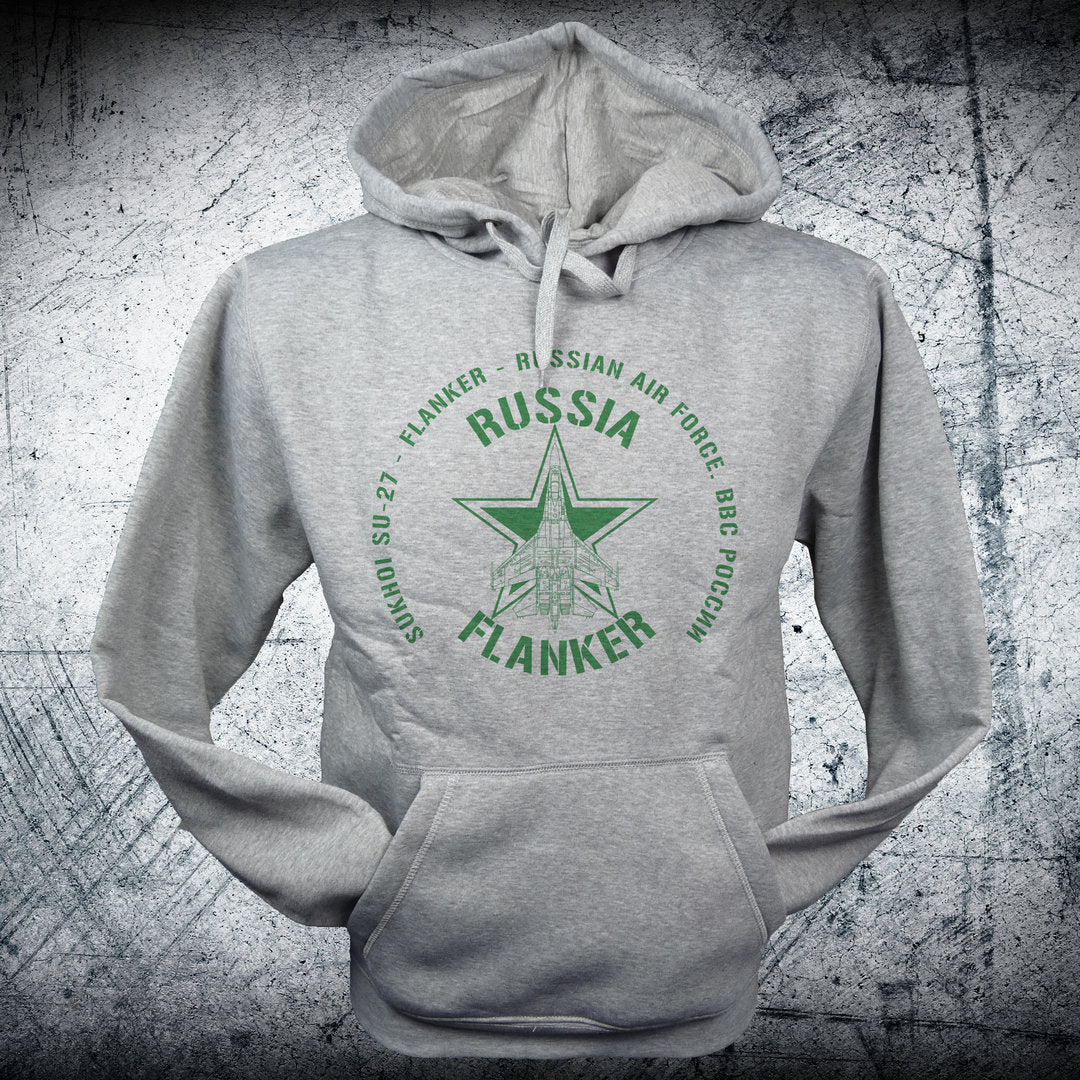 Sudadera FLANKER RUSSIA emblema verde