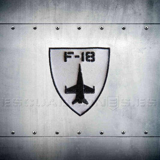 Parche F-18 Negro.
