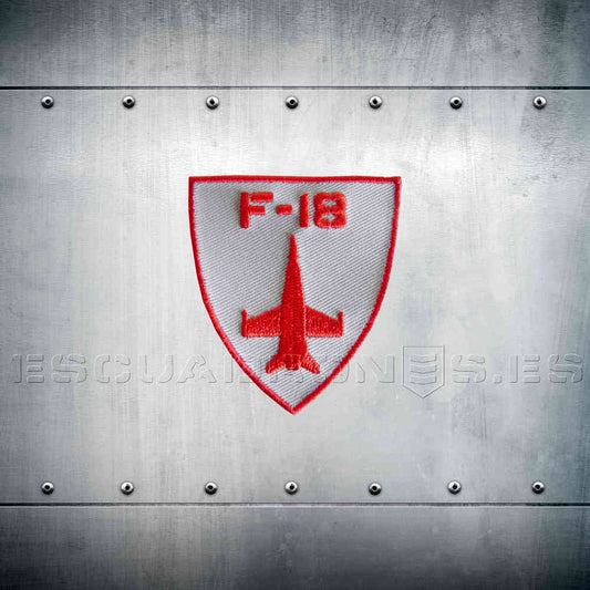 Parche F-18 Rojo.