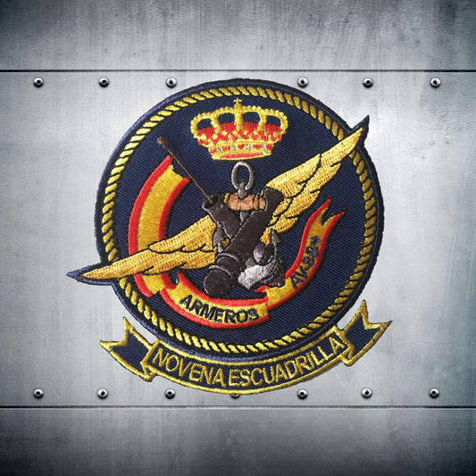 Parche bordado Novena Escuadrilla Armeros