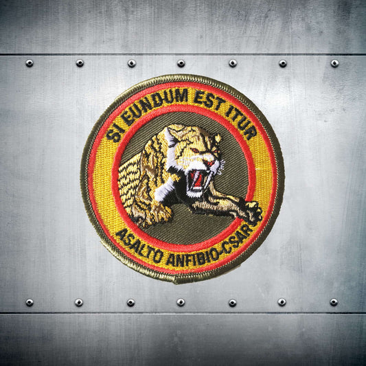 Parche bordado Asalto Anfibio CSAR con termoadhesiva trasera