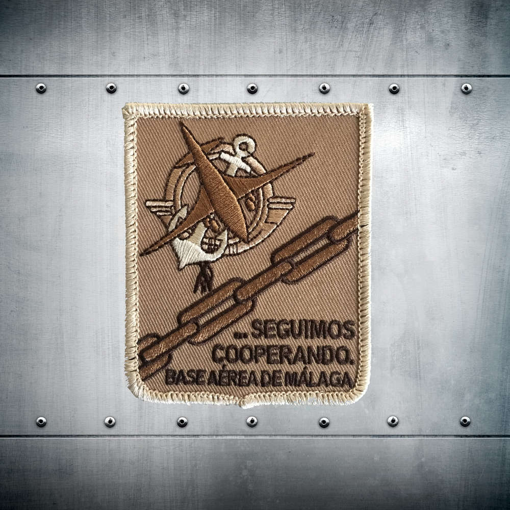 Parche árido Base Aérea de Málaga con velcro