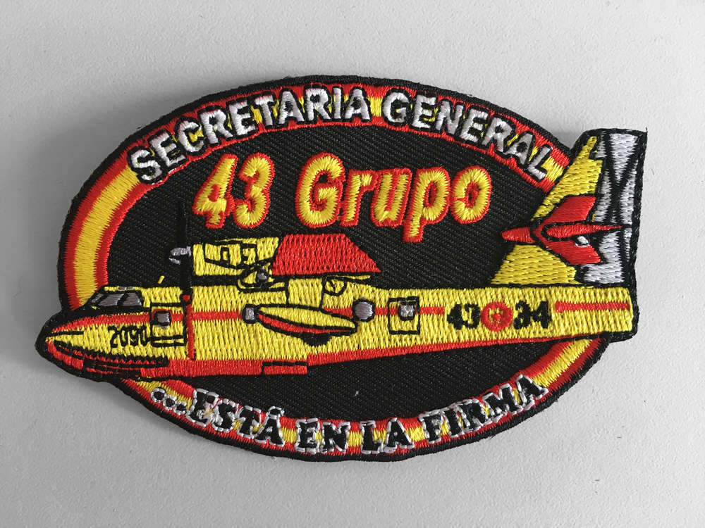 Parche 43 Grupo Secretaría General con termoadhesiva trasera