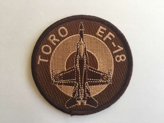 Parche bordado ALA 15 EF-18 TORO árido