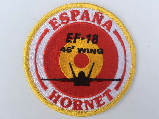 Parche bordado ALA 46 EF-18 ESPAÑA termoadhesivo