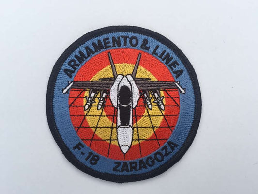 Parche bordado ALA 15 Linea Armamentotermoadhesivo