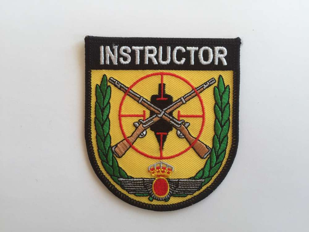 Parche bordado INSTRUCTOR TIRO E.A.  termoadhesivo
