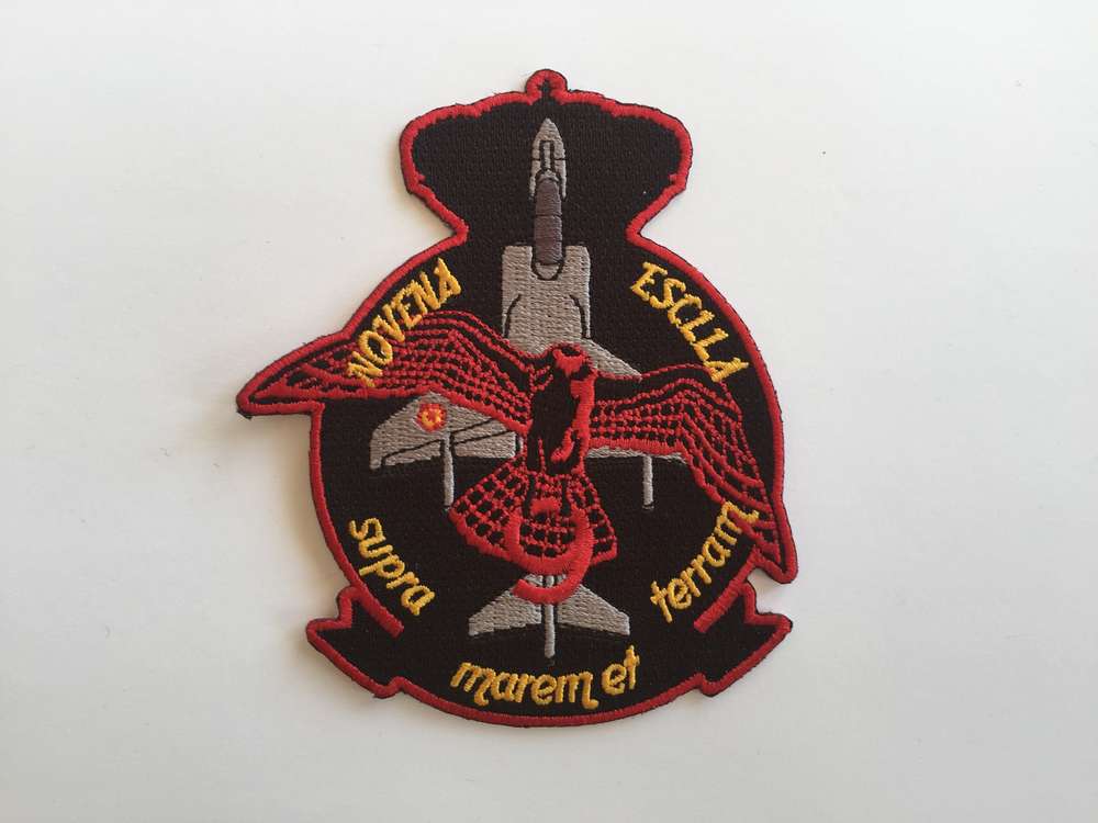 Parche bordado Escudo AV-8B 9ª Escuadrilla termoadhesivo