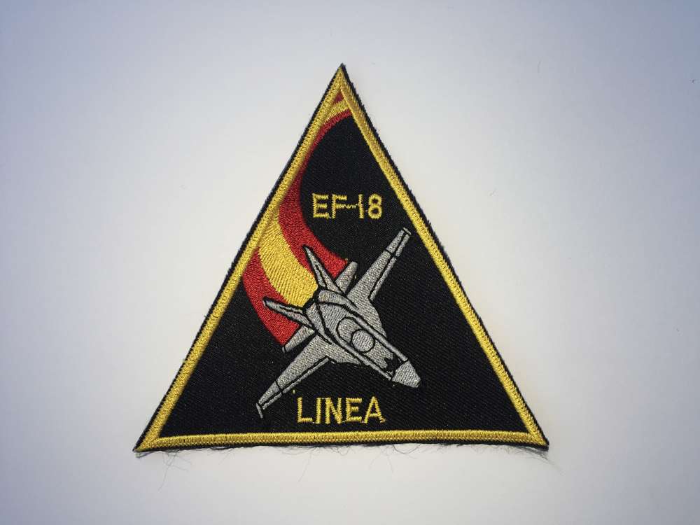Parche bordado LINEA EF-18 Hornet