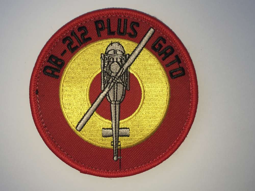 Parche bordado Escarapela AB-212 + Gato con velcro