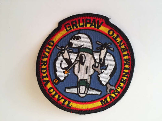 Parche bordado Guardia civil GRUPAV Mantenimiento termoadhesivo