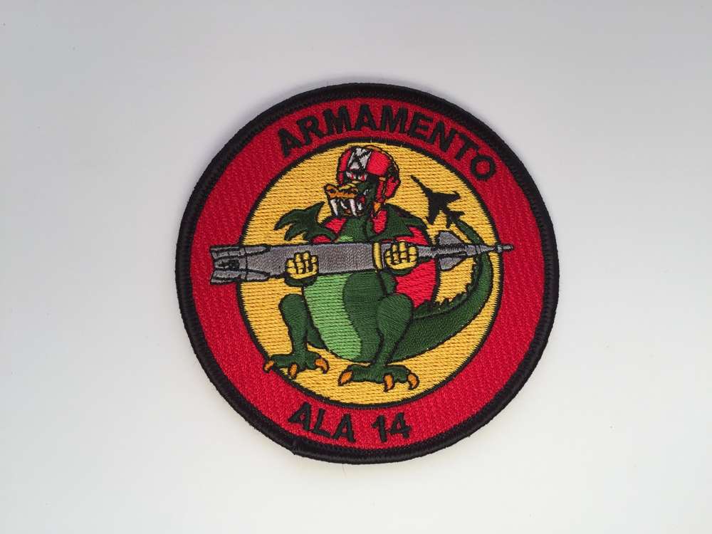 Parche bordado ALA 14 Taller Armamento termoadhesivo