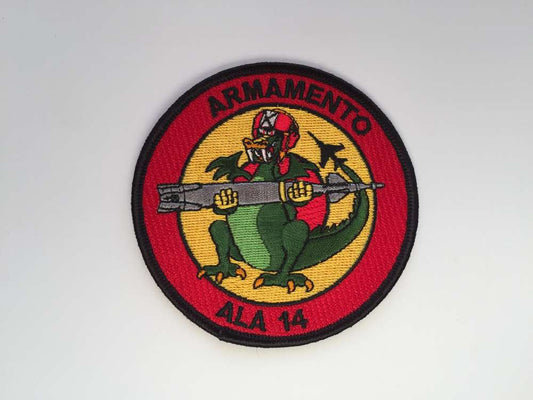 Parche bordado ALA 14 Taller Armamento termoadhesivo