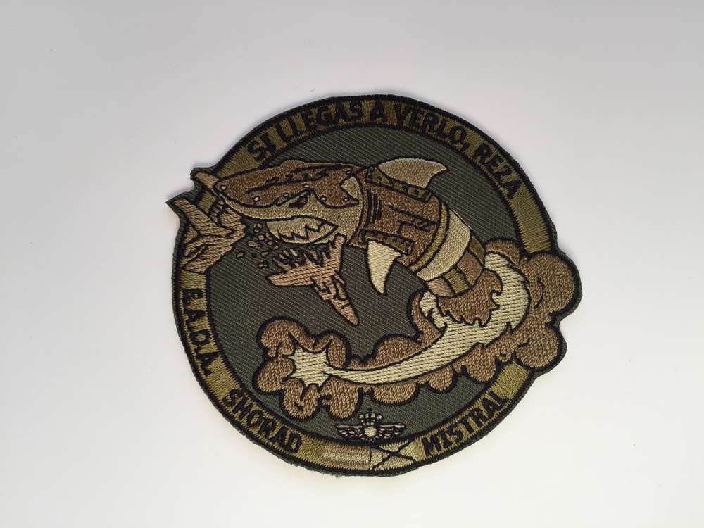 Parche bordado verde EADA SHORAD MISTRAL termoadhesivo