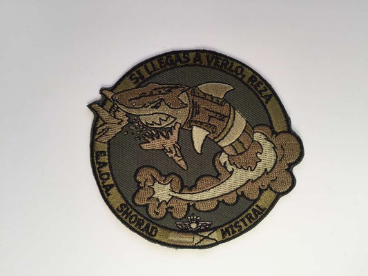 Parche bordado verde EADA SHORAD MISTRAL termoadhesivo