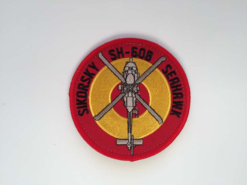 Parche bordado  SIKORSKY SH-60B SEAHAWK Armada con velcro