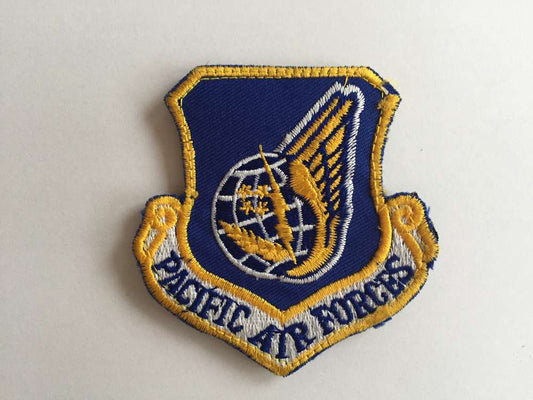Parche bordado. Única unidad coleccionista. US PACIFIC AIR FORCES. 7,5 cm con velcro