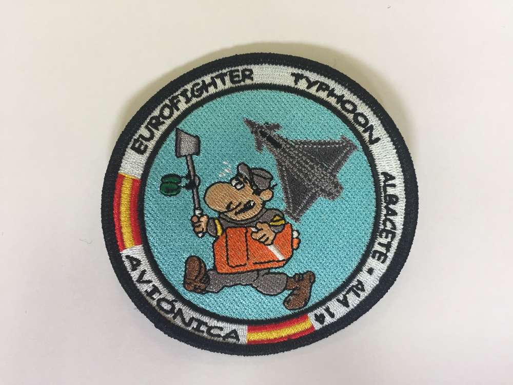 Parche bordado Aviónica ALA 14 Eurofighter