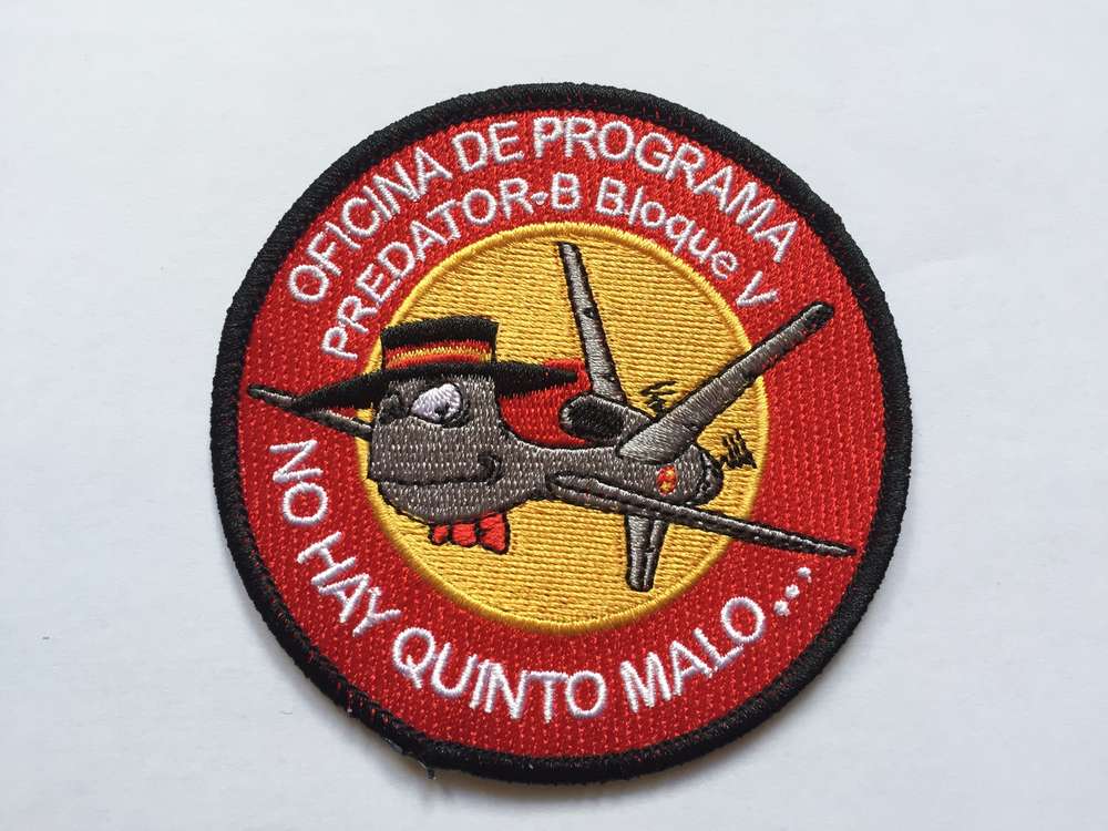 Parche bordado Oficina Programa Predator.