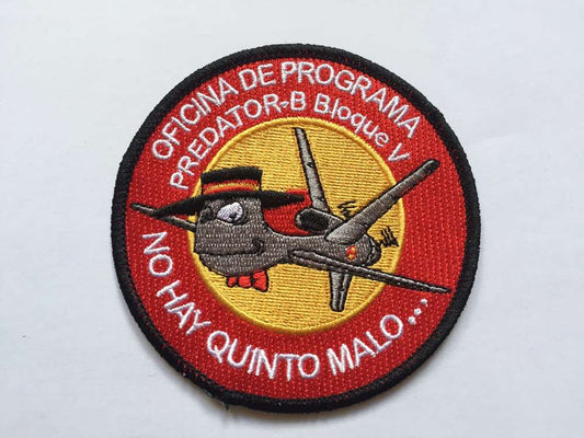 Parche bordado Oficina Programa Predator.