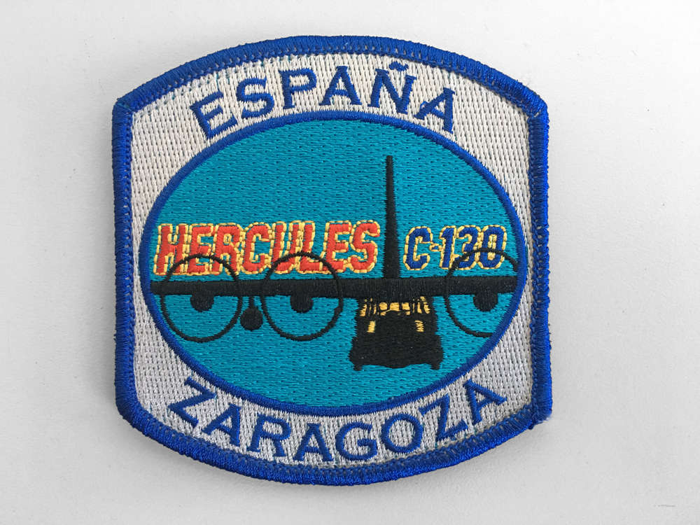Parche Bordado HERCULES C-130 color con velcro