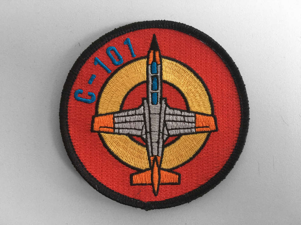 Parche bordado C-101 España con velcro