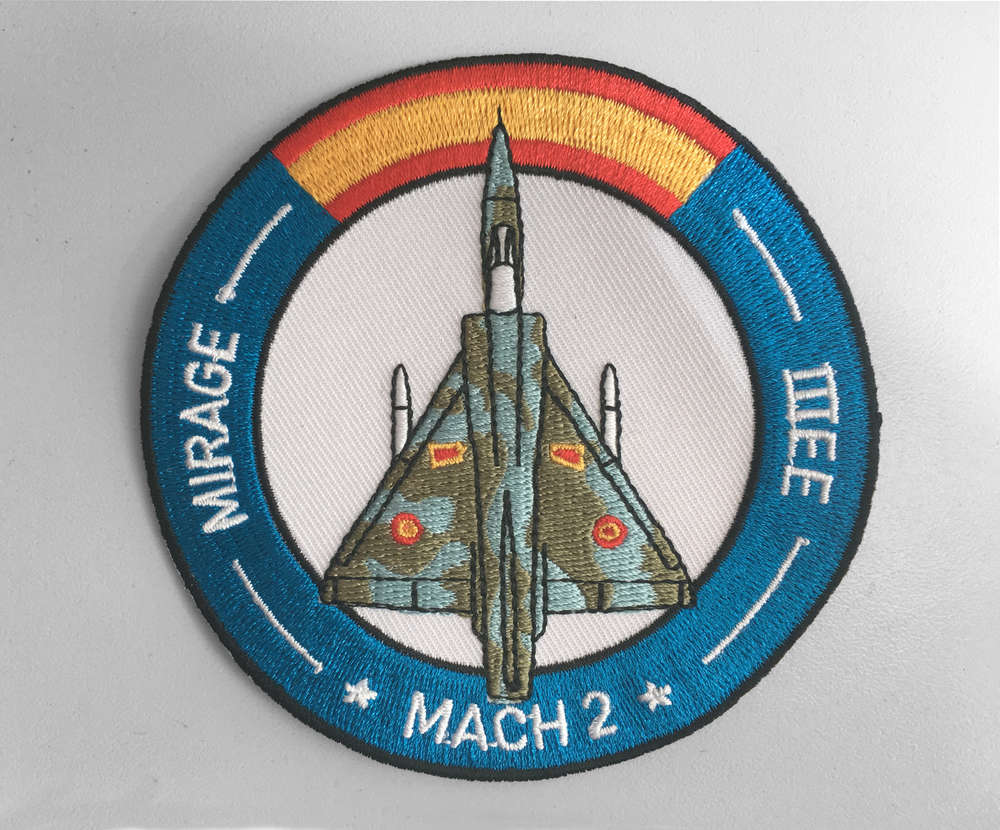 Parche bordado Mirage III EE