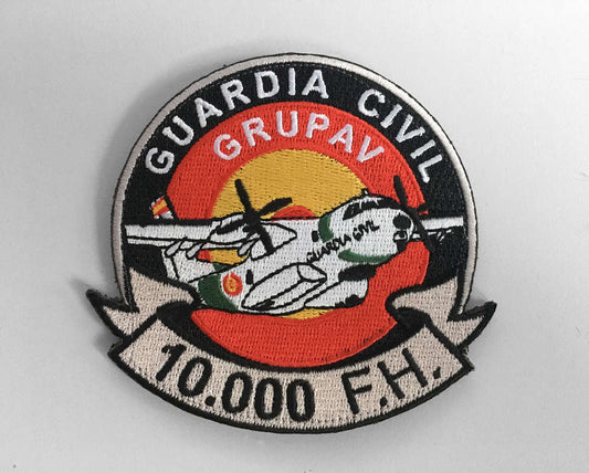 Parche Bordado GRUPAV CN-235 10.000 H con Velcro