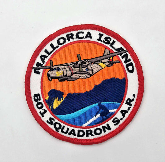 Parche bordado 801 Esc. Mallorca Island CN-235 con velcro