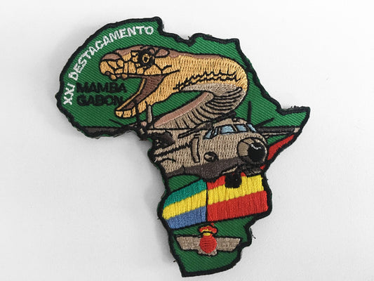 Parche bordado MAMBA XXI Destacamento con velcro
