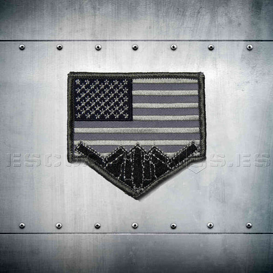 Parche B-2 Bandera USA.