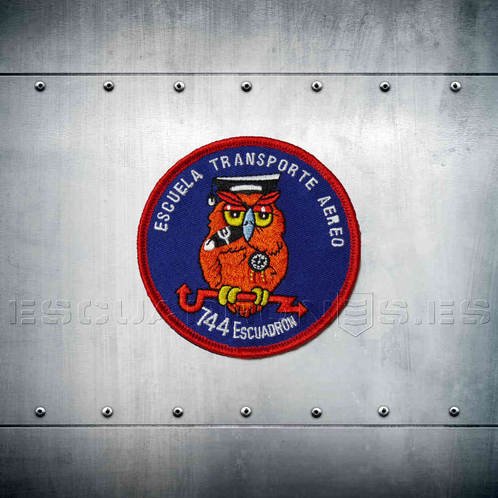Parche 744 ESCUADRON ESCUELA TRANSPORTE.