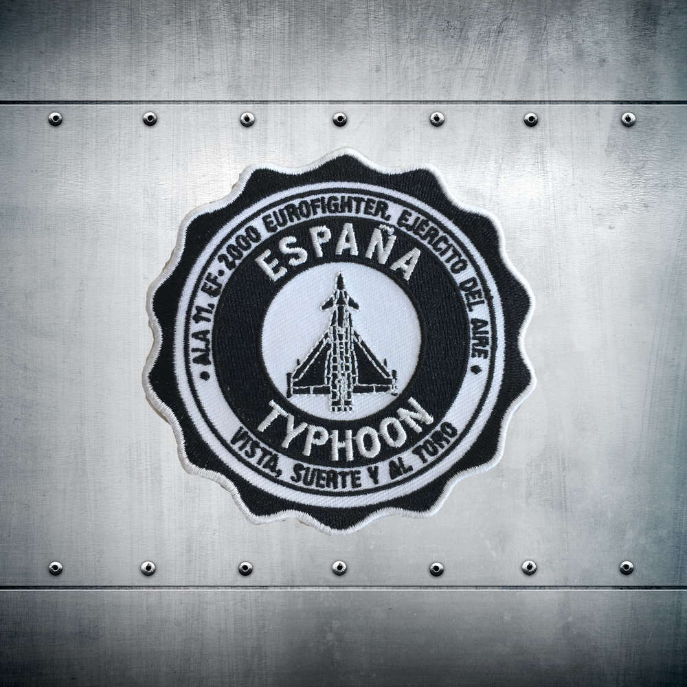 Parche Ala 11 TYPHOON negro.