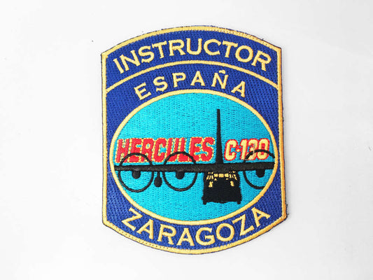 Parche Bordado instructor C-130 Hercules Ala 31 con velcro