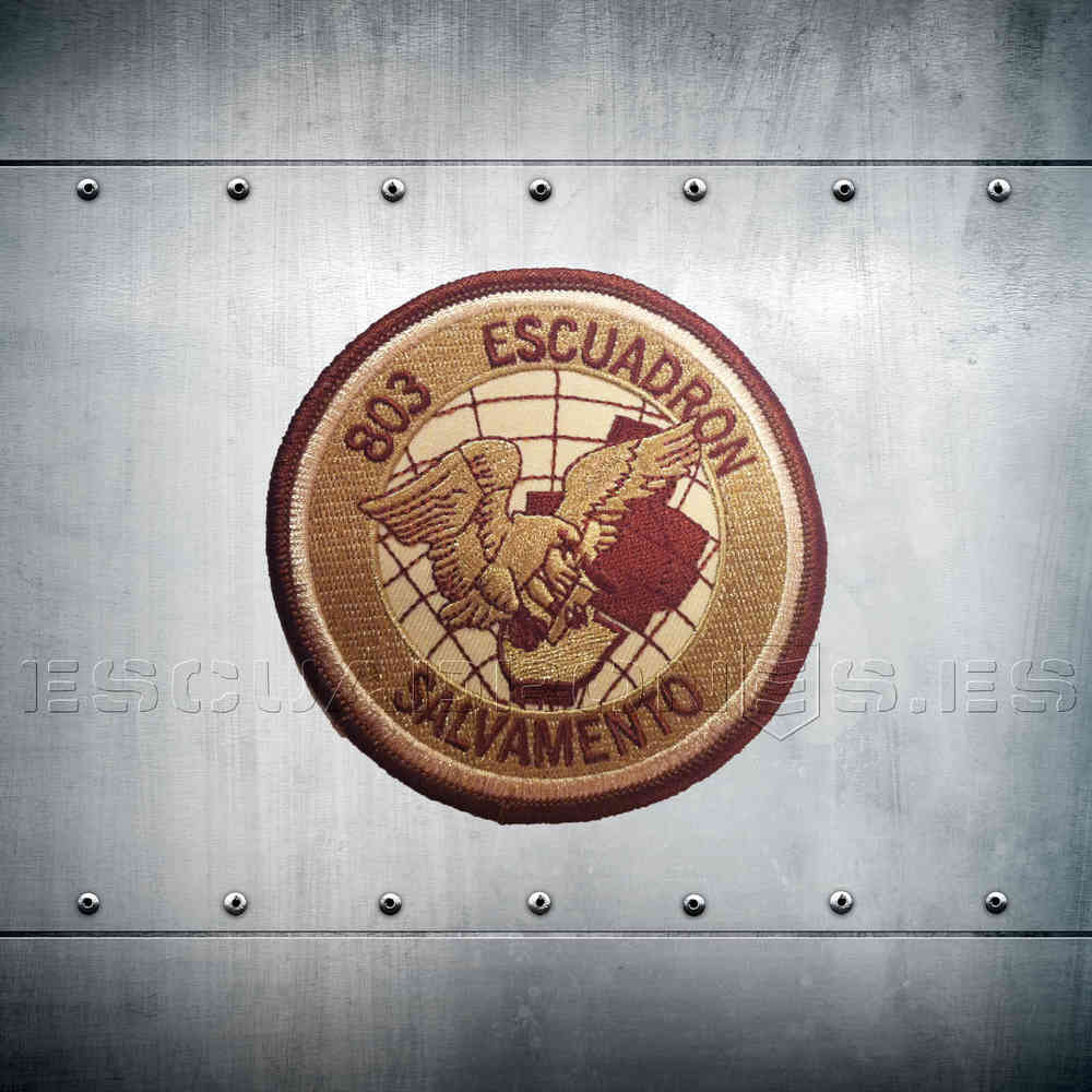 Parche bordado Escuadrón 803 SAR SALVAMENTO