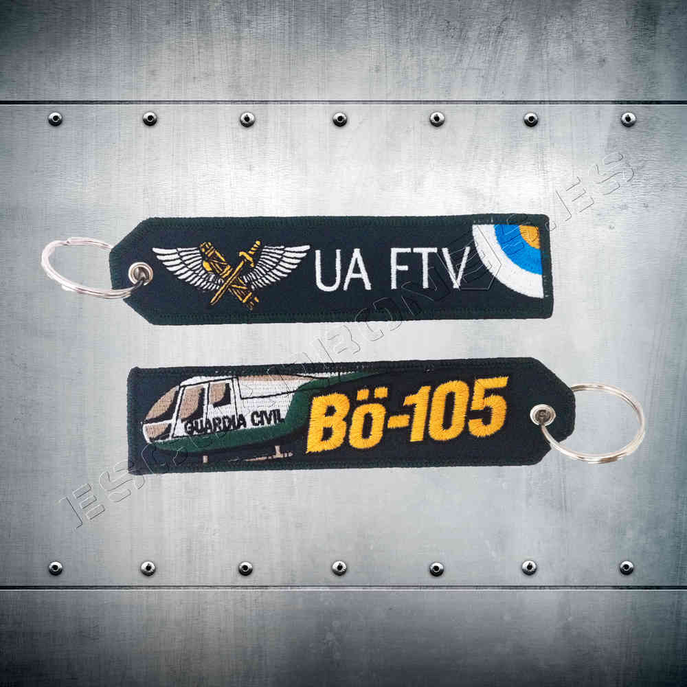 Llavero bordado Bö-105 GUARDIA CIVIL