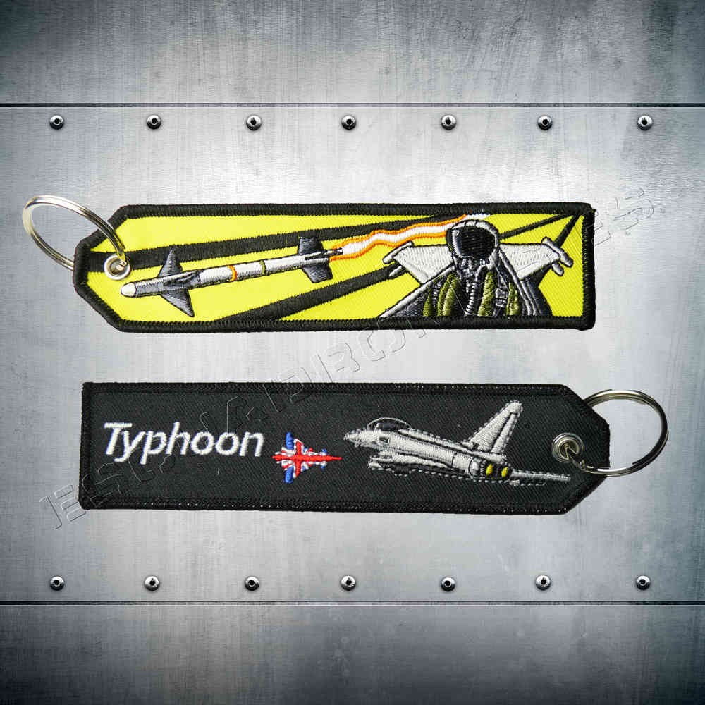 Llavero bordado TYPHOON GRAN BRETAÑA.